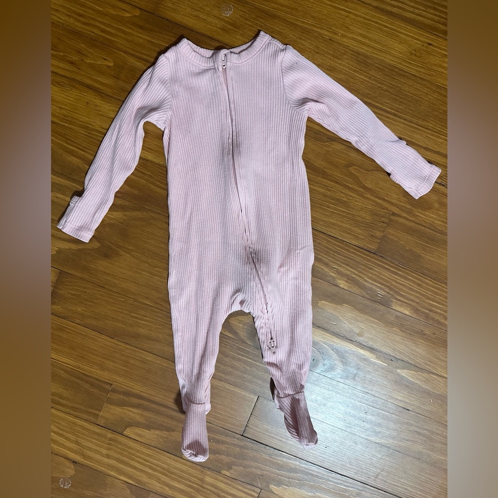 Old Navy Ribbed Pink Footed Sleep & Play